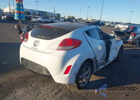 2014 Hyundai Veloster Base W/Gray from USA, damaged, VIN KMHTC6ADXEU185260